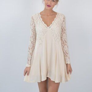 Boho Lace Midi Dress PPLA – Large